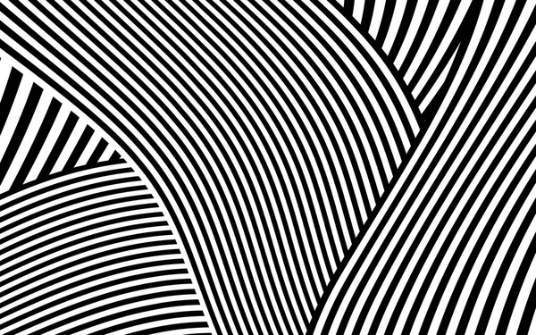 Zebra-Design schwarz-weiße Streifen Vektor — Stockvektor