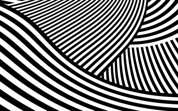 Vector de rayas en blanco y negro de Zebra Design — Vector de stock