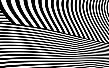 Zebra siyah ve beyaz çizgili vektör tasarımı