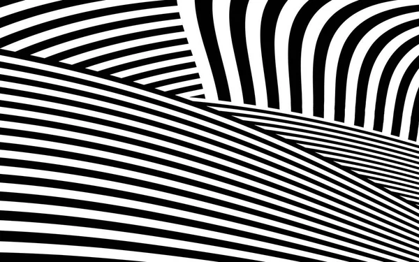 Vector de rayas en blanco y negro de Zebra Design — Vector de stock