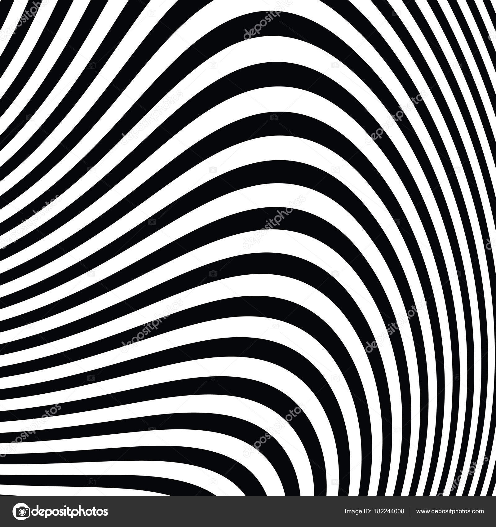 Abstracto blanco y negro moderno rayas fondo — Archivo ...