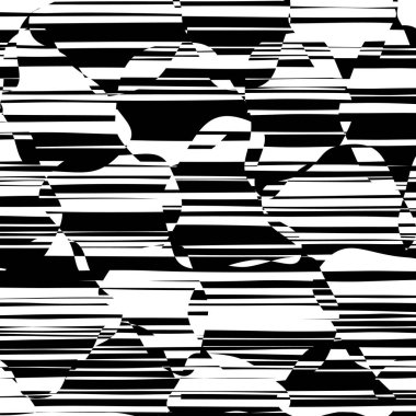 Özet satırları tasarım siyah ve beyaz çizgili vektör