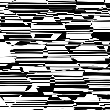 Özet satırları tasarım siyah ve beyaz çizgili vektör