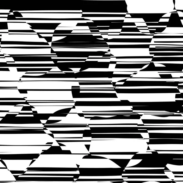 Abstracte lijnen Design Black and White Stripes Vector — Stockvector