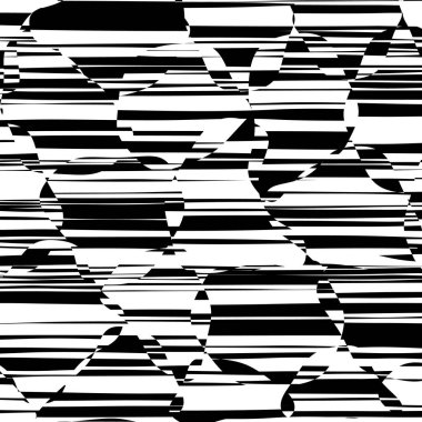 Özet satırları tasarım siyah ve beyaz çizgili vektör