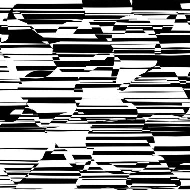 Özet satırları tasarım siyah ve beyaz çizgili vektör