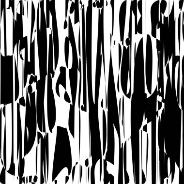 Rasgele kaotik satırları soyut geometrik desen