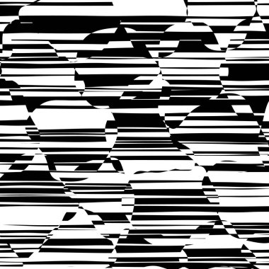 Özet satırları tasarım siyah ve beyaz çizgili vektör