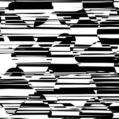 Özet satırları tasarım siyah ve beyaz çizgili vektör