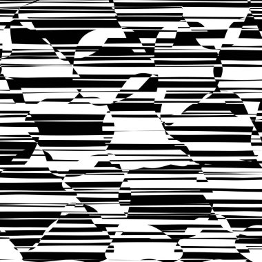 Özet satırları tasarım siyah ve beyaz çizgili vektör