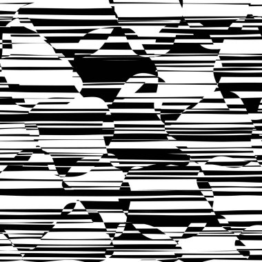 Özet satırları tasarım siyah ve beyaz çizgili vektör