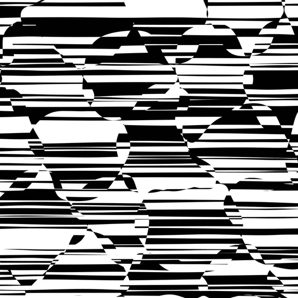 Diseño de líneas abstractas Rayas en blanco y negro Vector — Vector de stock