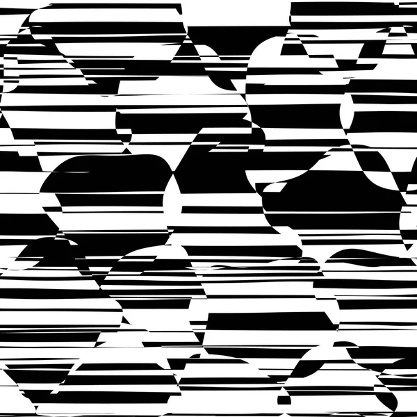 Diseño de líneas abstractas Rayas en blanco y negro Vector — Vector de stock