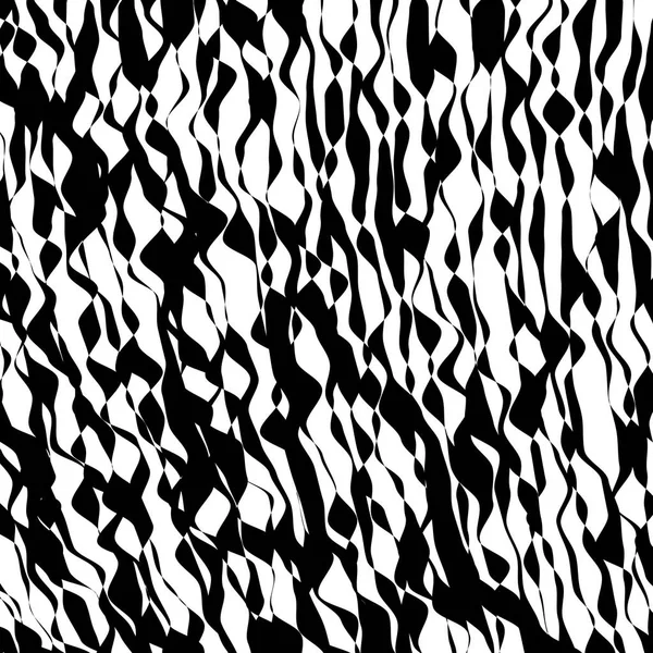 Bianco e nero onda striscia ottica astratto sfondo — Vettoriale Stock