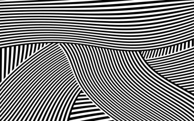 Zebra siyah ve beyaz çizgili vektör tasarımı