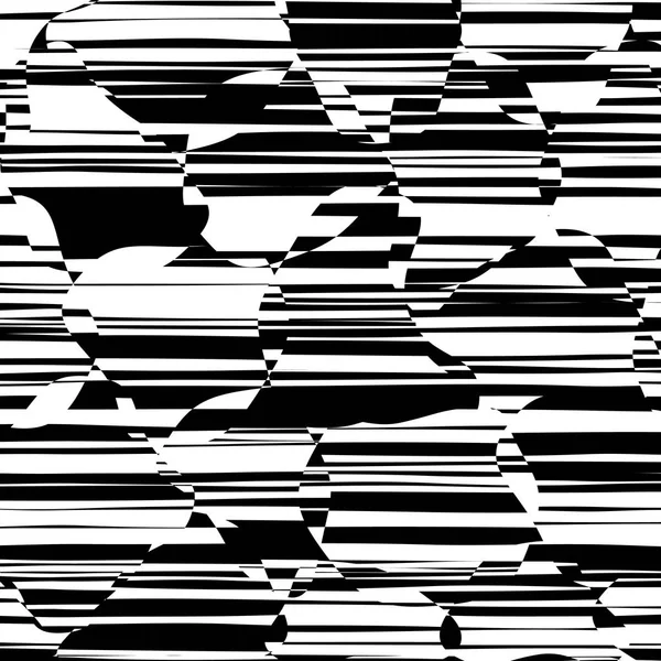 Linhas abstratas Design preto e branco Stripes Vector —  Vetores de Stock
