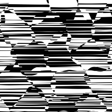 Özet satırları tasarım siyah ve beyaz çizgili vektör