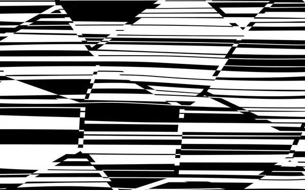 Diseño de líneas abstractas Rayas en blanco y negro Vector — Vector de stock