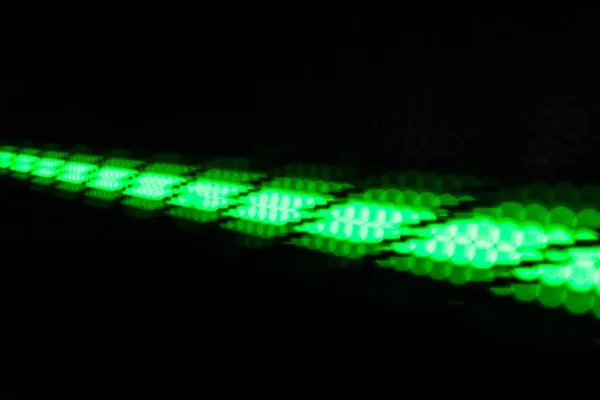 Zielony świeci tle punktów, koncepcja sieci — Zdjęcie stockowe