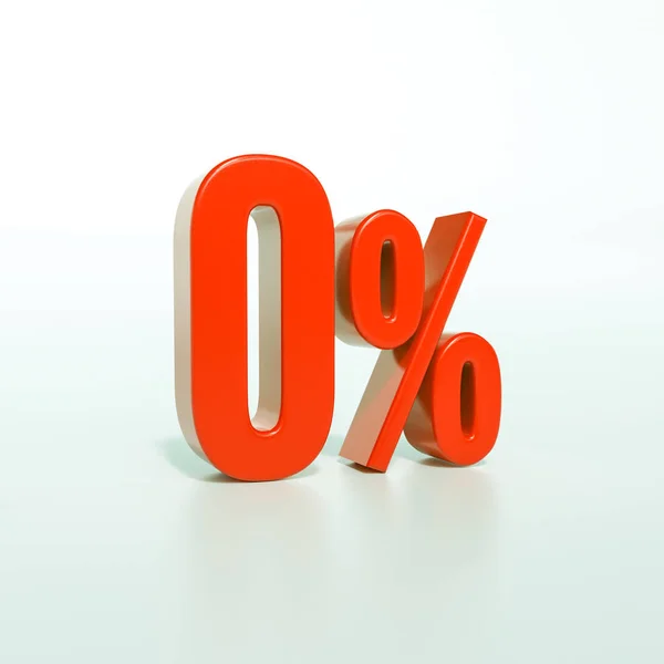 3d Percent Sign — Stock Photo, Image