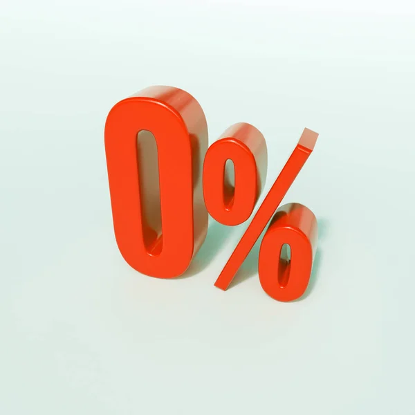 3d Percent Sign — Stock Photo, Image