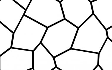 Siyah ve beyaz düzensiz mozaik şablonu