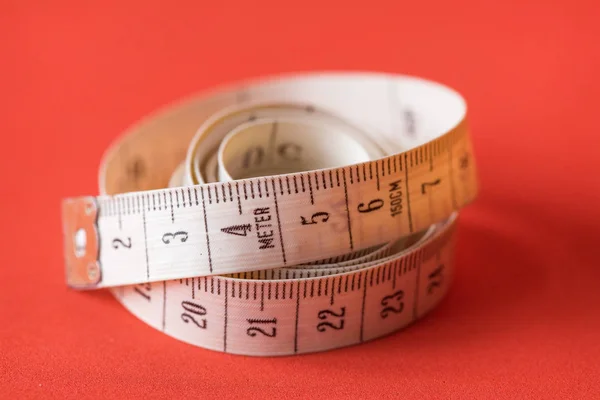 Close Up Tailor Measuring Tape — Stock Photo, Image