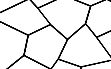 Siyah ve beyaz düzensiz mozaik şablonu