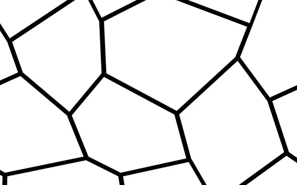 Plantilla de mosaico irregular en blanco y negro — Vector de stock