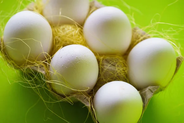 Сирих курячих яєць — стокове фото