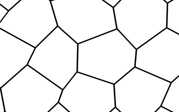 Svart och vit oregelbunden mosaik mall — Stock vektor