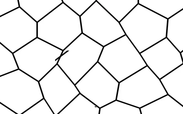 Modelo de mosaico irregular preto e branco — Vetor de Stock