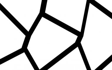 Siyah ve beyaz düzensiz mozaik şablonu