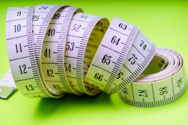 Terzi teyp ölçüm kapatın