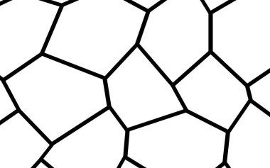 Siyah ve beyaz düzensiz mozaik şablonu