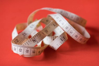 Close Up Tailor Measuring Tape clipart