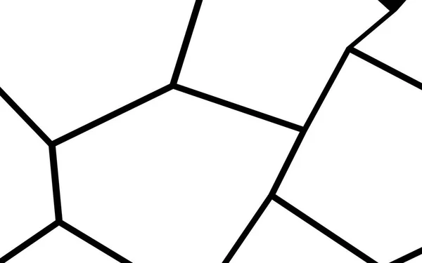 Zwart-wit onregelmatige mozaïek sjabloon — Stockvector