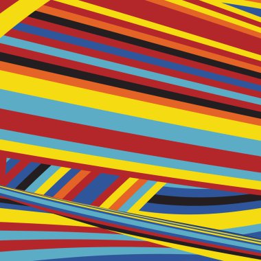 Zebra desenli soyut Pop