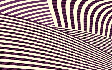 Soyut eğrisi desenli