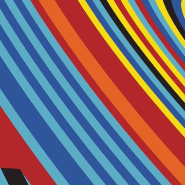 Zebra desenli soyut Pop