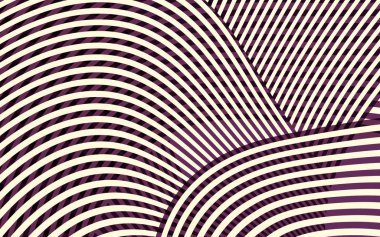 Soyut eğrisi desenli