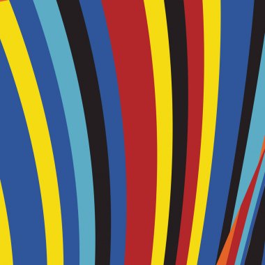 Zebra desenli soyut Pop