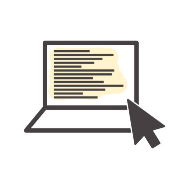 Laptop Aygıt Simgesi, Elektronik Aygıt Model Şablonu