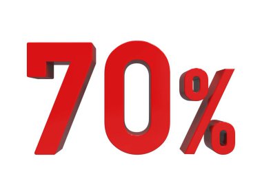 İzole edilmiş% 70 İndirim 3d İşareti, Özel Teklif% 70 İndirim Etiketi,% 70 İndirim,% 70 İndirim,% 70 Harf Satış Sembolü, Özel Teklif Etiketi, Etiket, Etiket