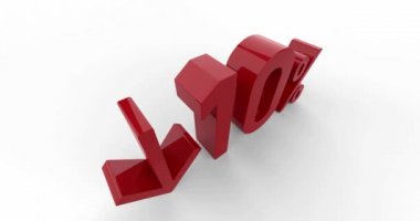 Ekonomik Kriz, Finansal Kriz,% 10 İndirim, Beyaz Arkaplanda% 10 İndirim,% 10 İndirim,% 10 İndirim,% 10 İndirim,% 15 Harf Satışı