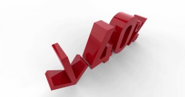 Ekonomik Kriz, Finansal Kriz, Beyaz Arkaplanda% 40 İndirim, Özel Teklif% 40 İndirim,% 40 İndirim,% 40 İndirim,% 40 İndirim,% 40 Harfler Sembolü