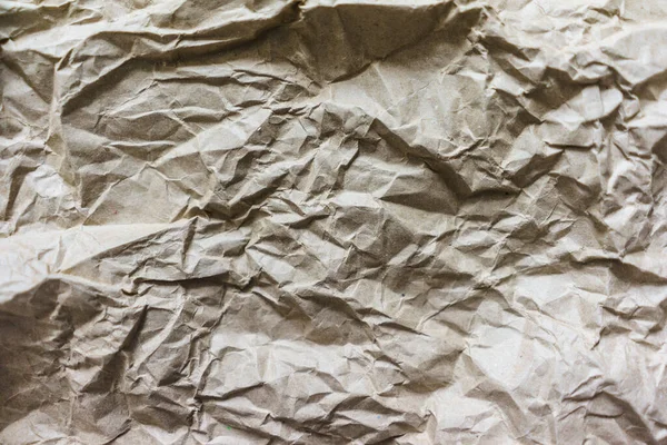 Abstract Old Crumpled Brown Paper Texture Brown Wrinkle Recycle Paper — Stockfoto