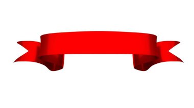 3D Gerçekçi Retro Ribbon Dekoratif Sancak Beyaz Arkaplanda İzole Edildi, Kaset veya Yıldız İşareti İllüstrasyonu, Yıldönümü Boş Eski Simge Simgesi, Bilgi Şablonu, Mutlu Noel Kurdelesi