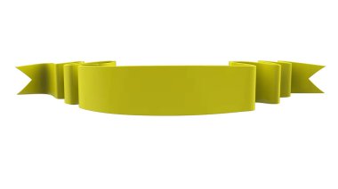 3D Gerçekçi Retro Ribbon Dekoratif Sancak Beyaz Arkaplanda İzole Edildi, Kaset veya Yıldız İşareti İllüstrasyonu, Yıldönümü Boş Eski Simge Simgesi, Bilgi Şablonu, Mutlu Noel Kurdelesi