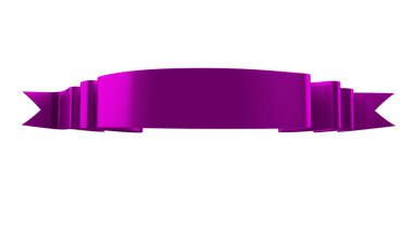 3D Gerçekçi Retro Ribbon Dekoratif Sancak Beyaz Arkaplanda İzole Edildi, Kaset veya Yıldız İşareti İllüstrasyonu, Yıldönümü Boş Eski Simge Simgesi, Bilgi Şablonu, Mutlu Noel Kurdelesi